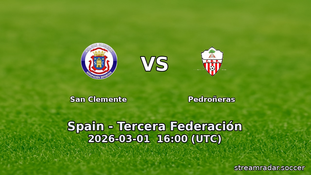 San Clemente vs Pedroñeras