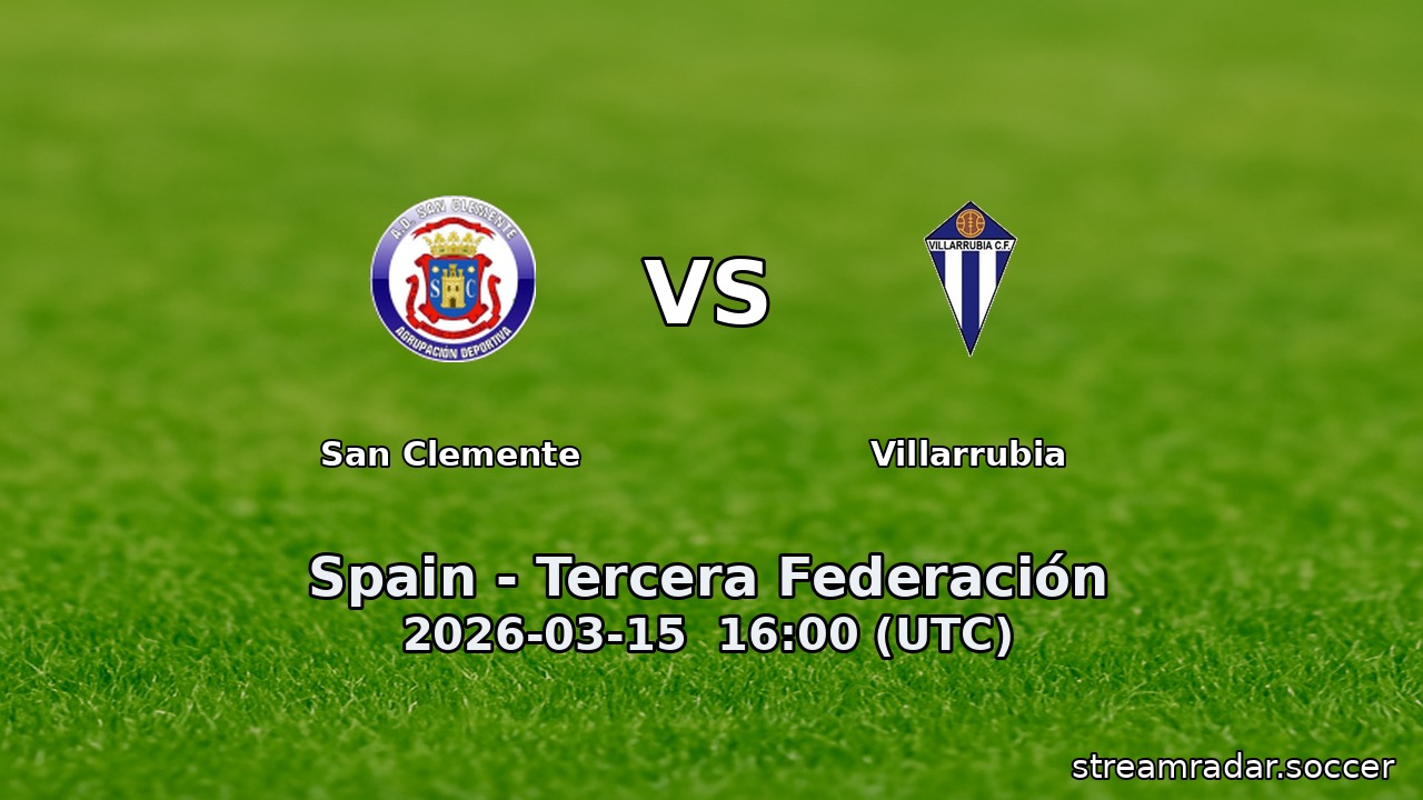 San Clemente vs Villarrubia
