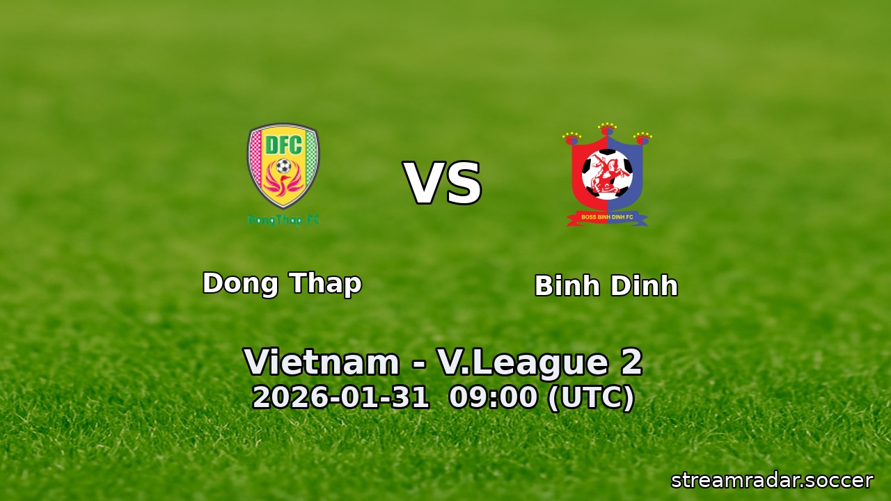 Dong Thap vs Binh Dinh