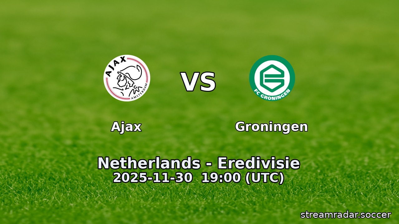 Ajax vs Groningen