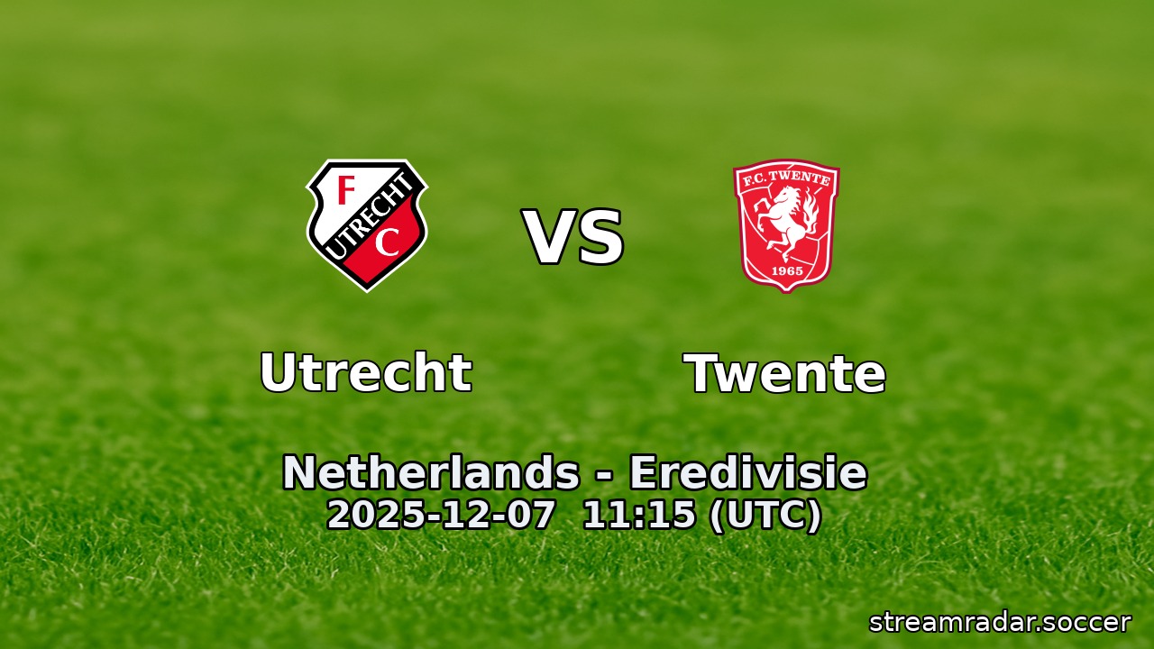 Utrecht vs Twente
