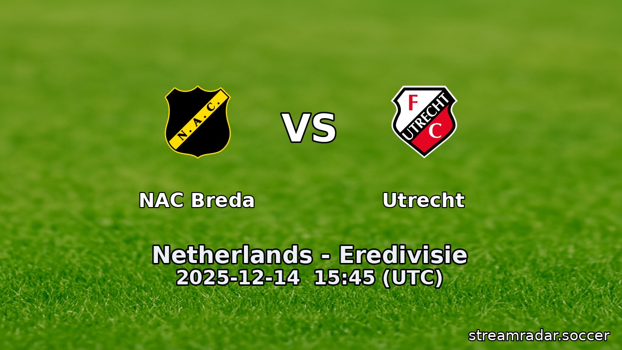 NAC Breda vs Utrecht