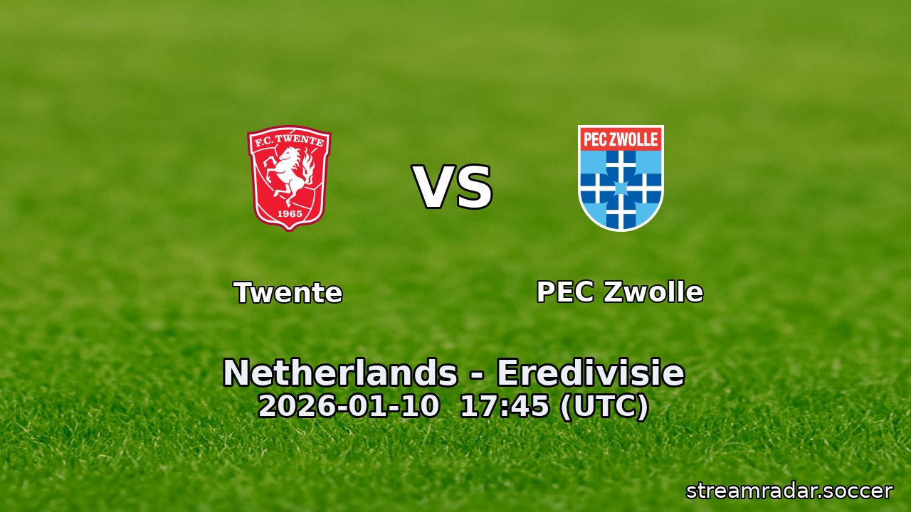 Twente vs PEC Zwolle