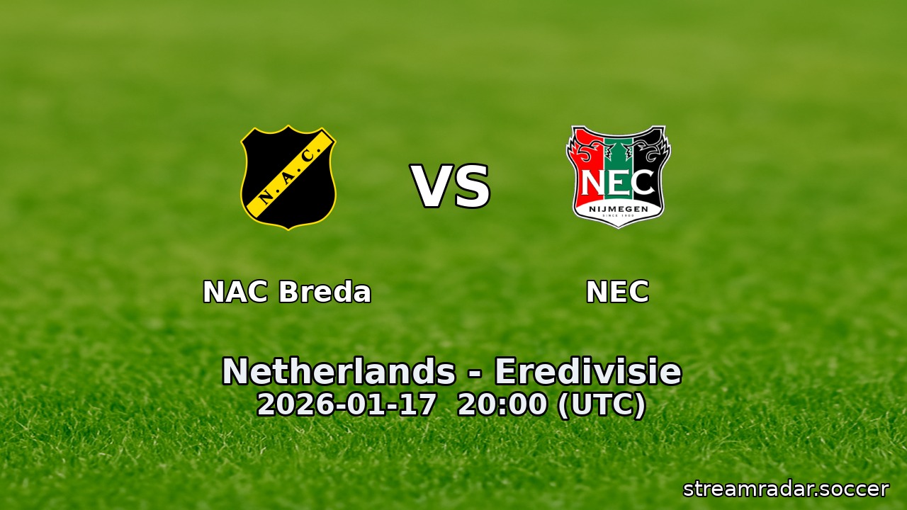 NAC Breda vs NEC