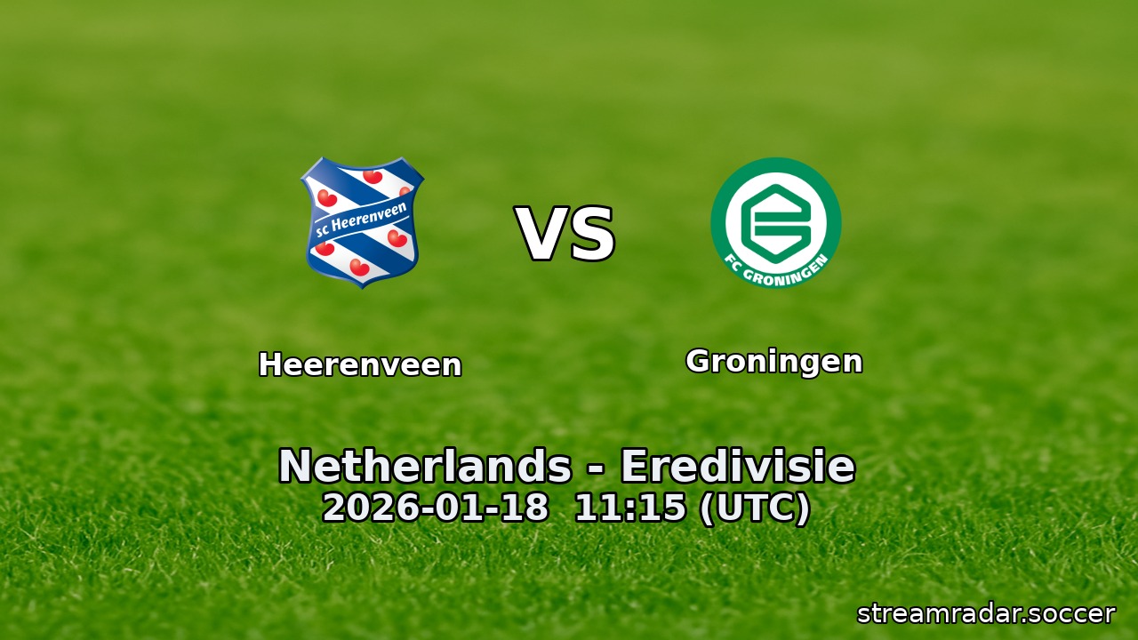 Heerenveen vs Groningen
