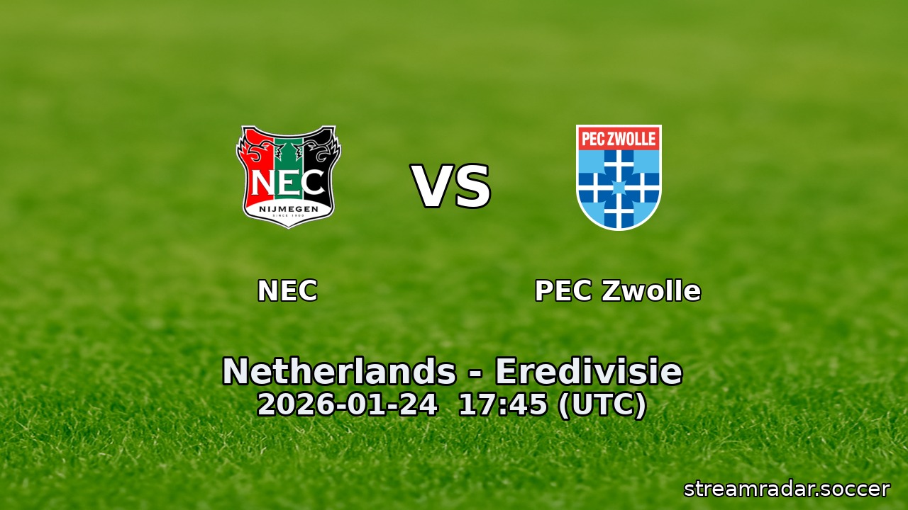 NEC vs PEC Zwolle
