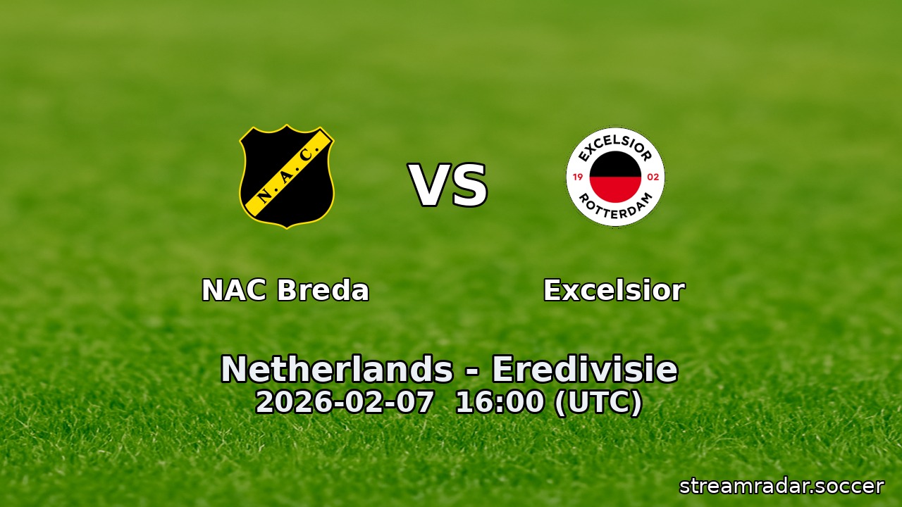 NAC Breda vs Excelsior