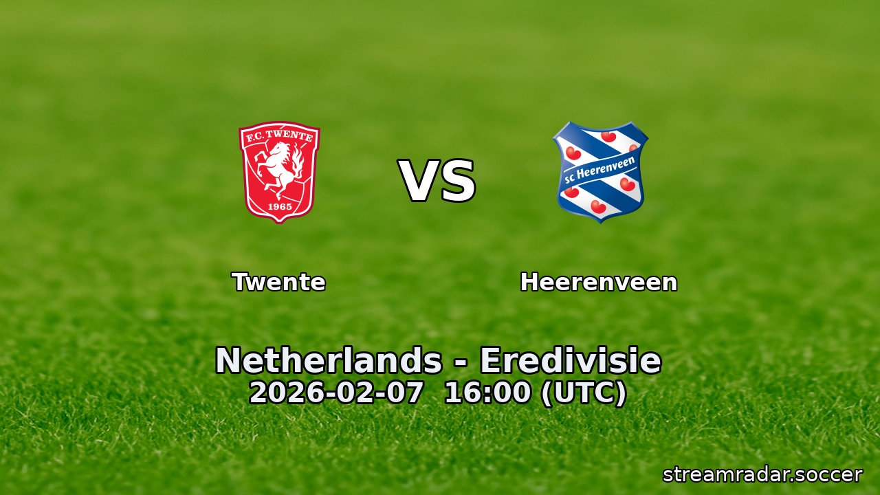 Twente vs Heerenveen