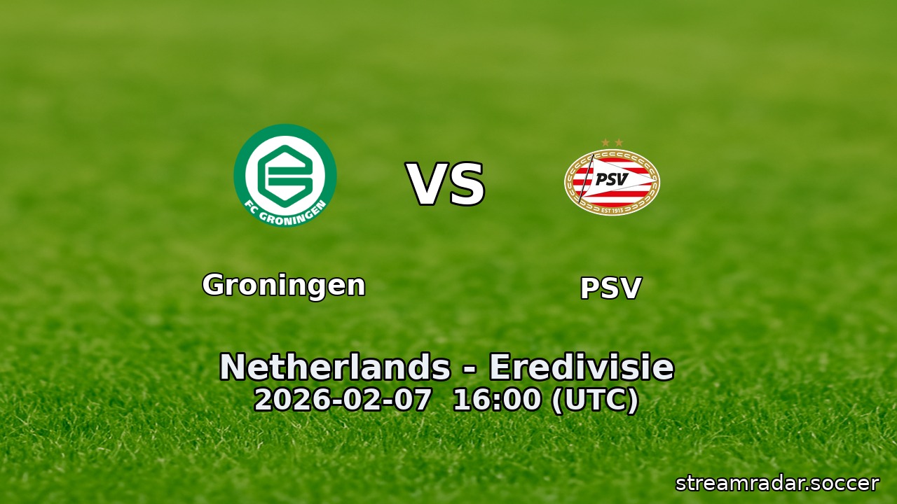 Groningen vs PSV