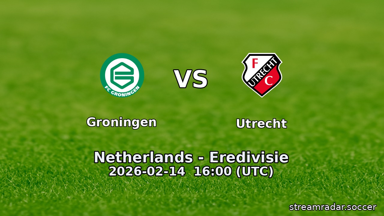 Groningen vs Utrecht