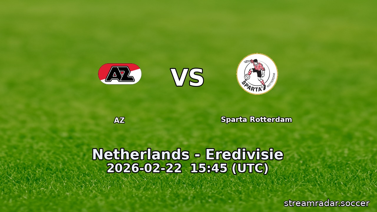 AZ vs Sparta Rotterdam