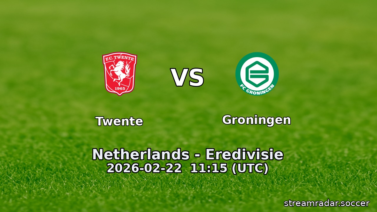 Twente vs Groningen