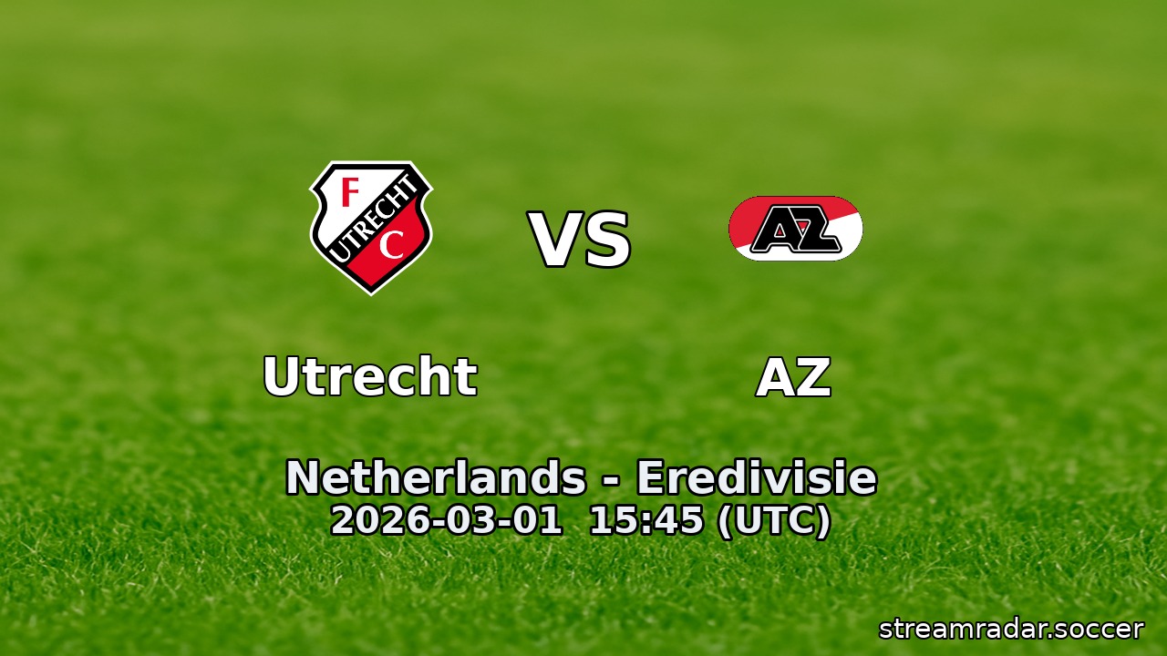 Utrecht vs AZ