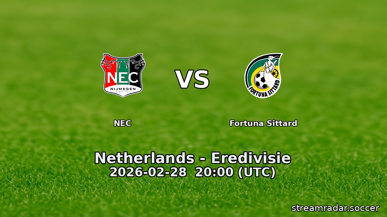 NEC vs Fortuna Sittard