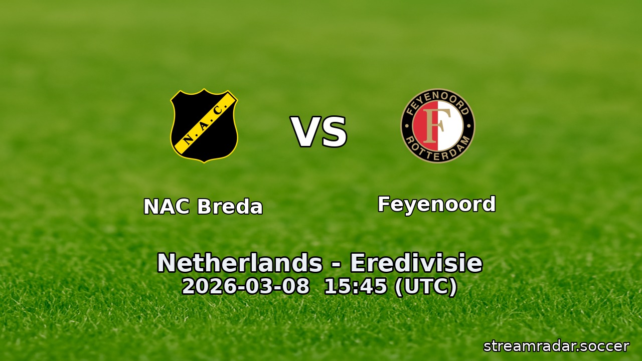 NAC Breda vs Feyenoord