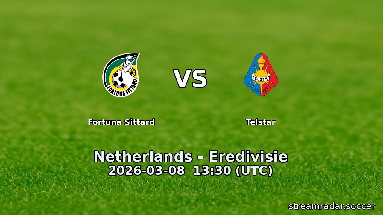 Fortuna Sittard vs Telstar