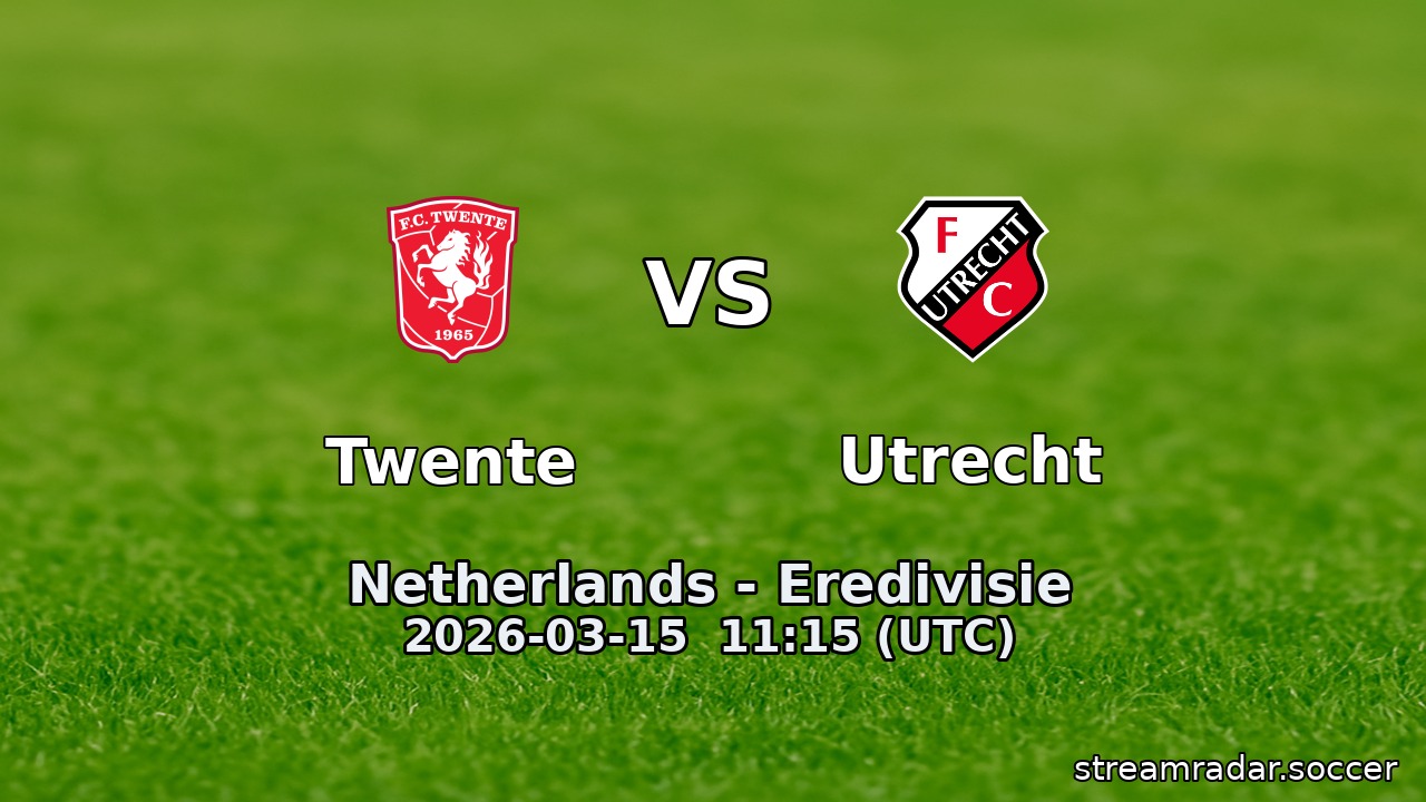 Twente vs Utrecht