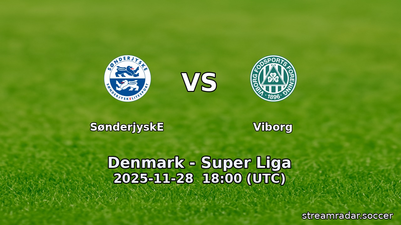 SønderjyskE vs Viborg