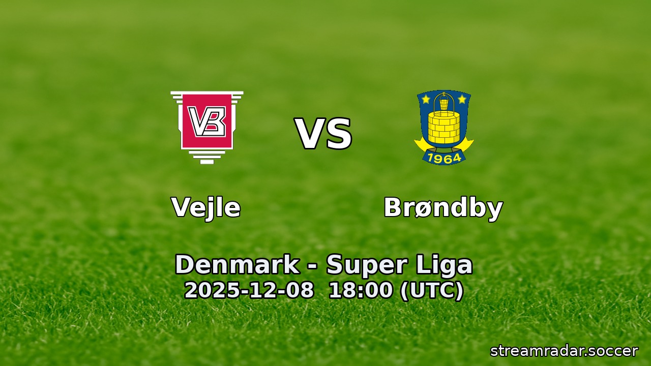 Vejle vs Brøndby