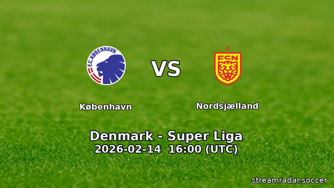 København vs Nordsjælland