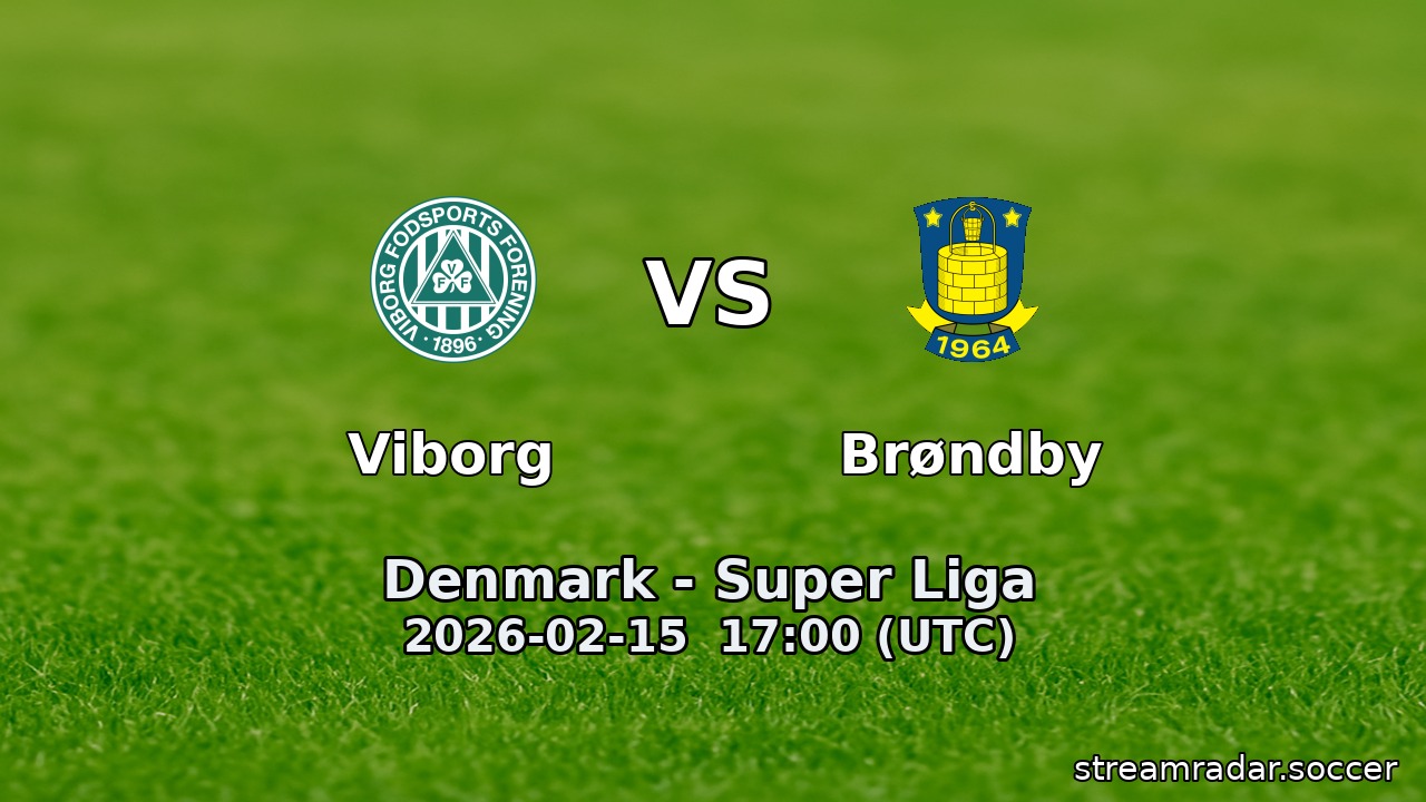Viborg vs Brøndby
