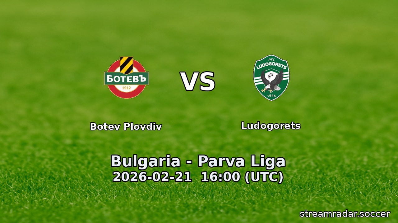 Botev Plovdiv vs Ludogorets