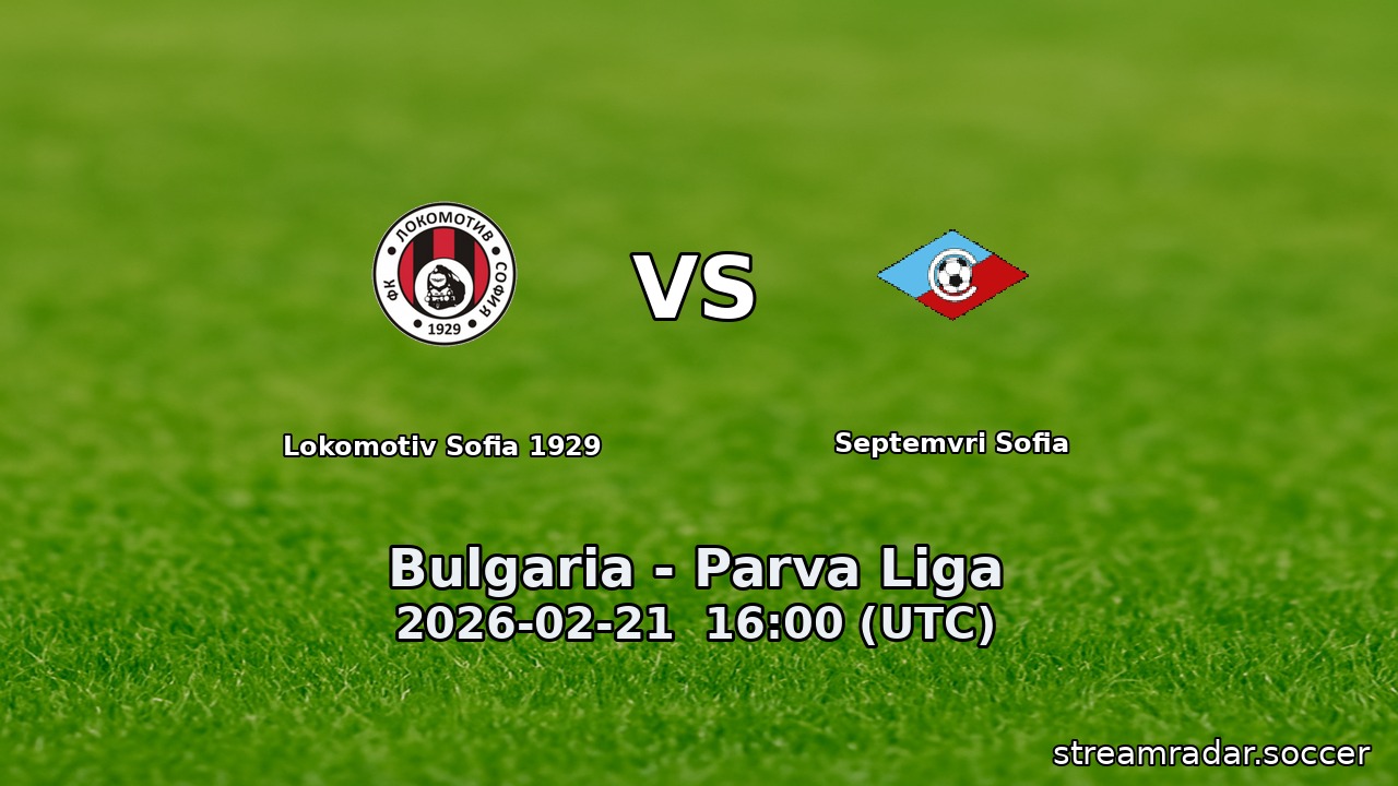 Lokomotiv Sofia 1929 vs Septemvri Sofia