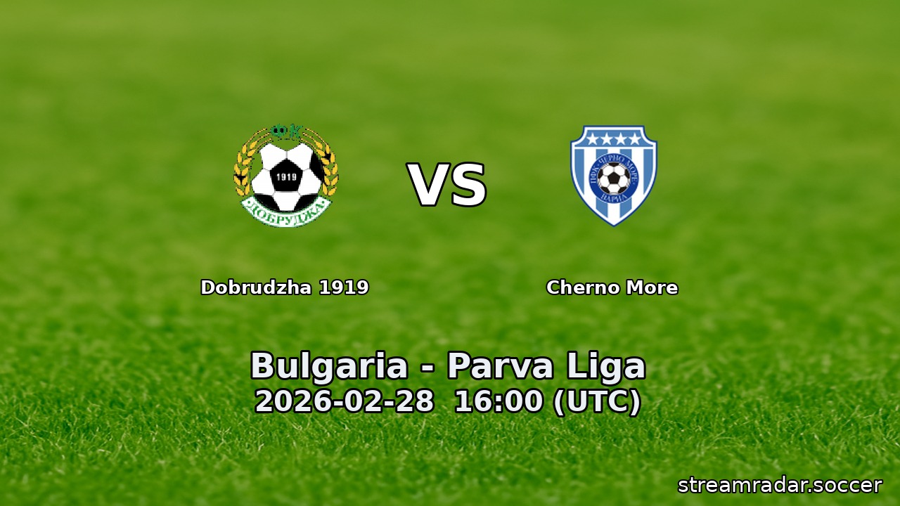 Dobrudzha 1919 vs Cherno More