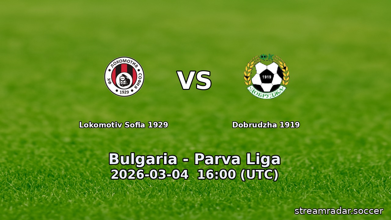 Lokomotiv Sofia 1929 vs Dobrudzha 1919