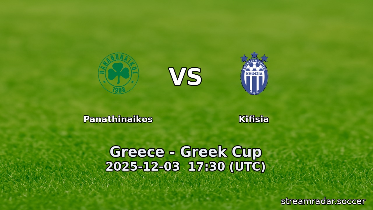 Panathinaikos vs Kifisia