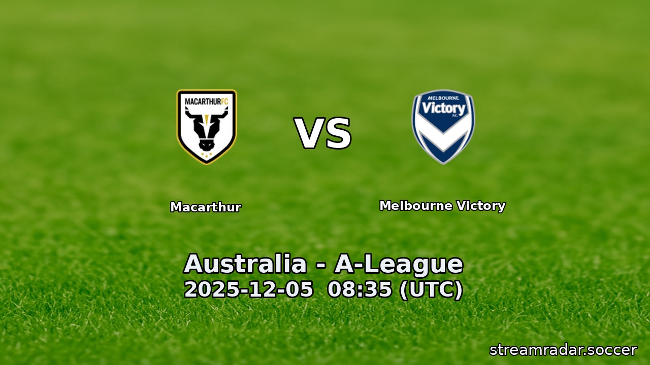 Macarthur vs Melbourne Victory