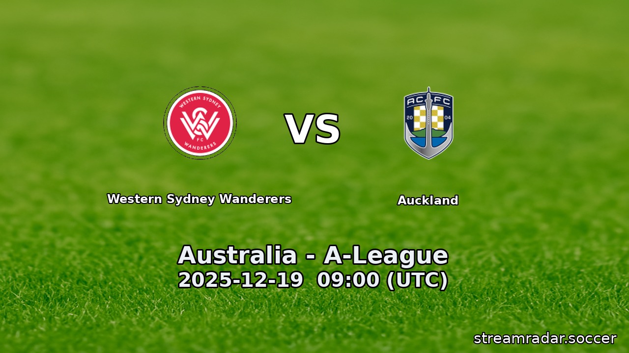 Western Sydney Wanderers vs Auckland