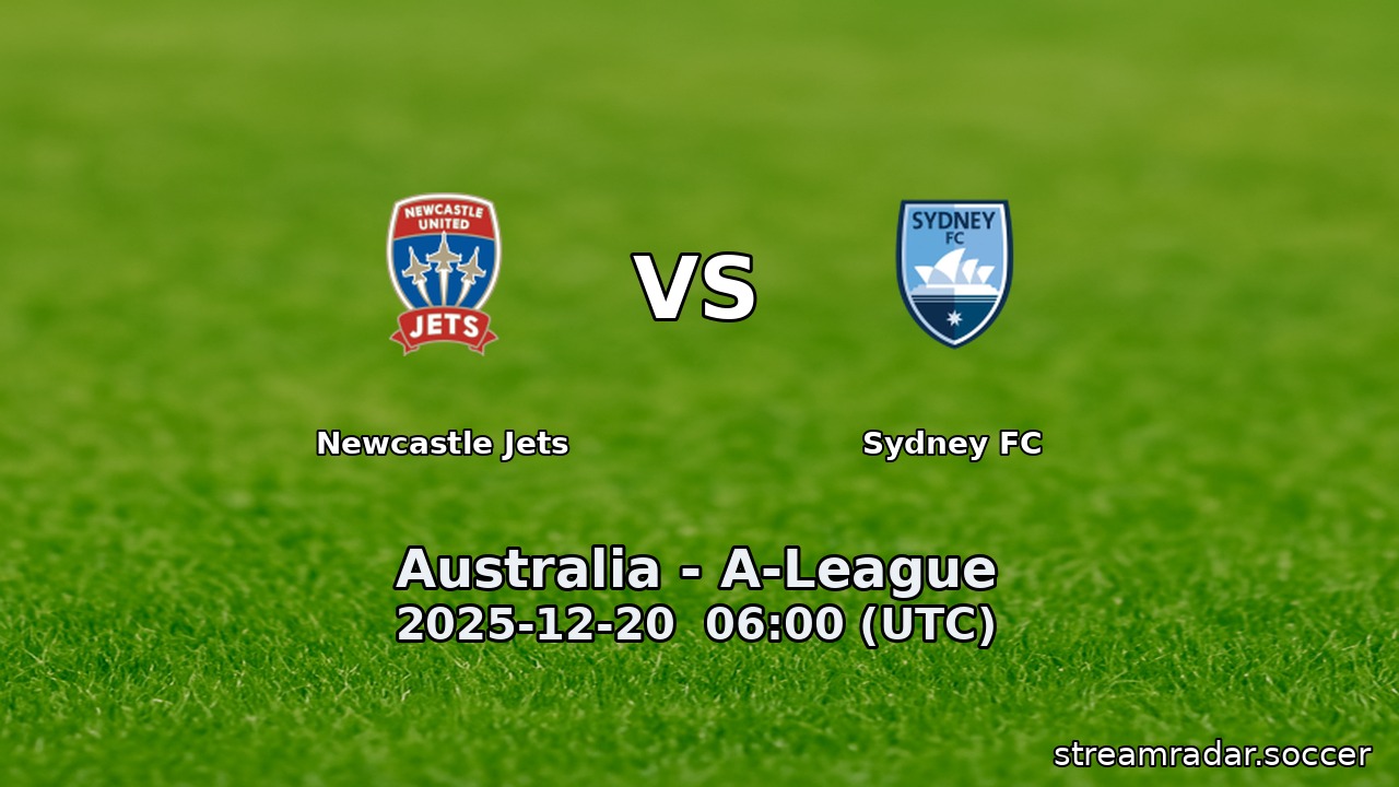 Newcastle Jets vs Sydney FC