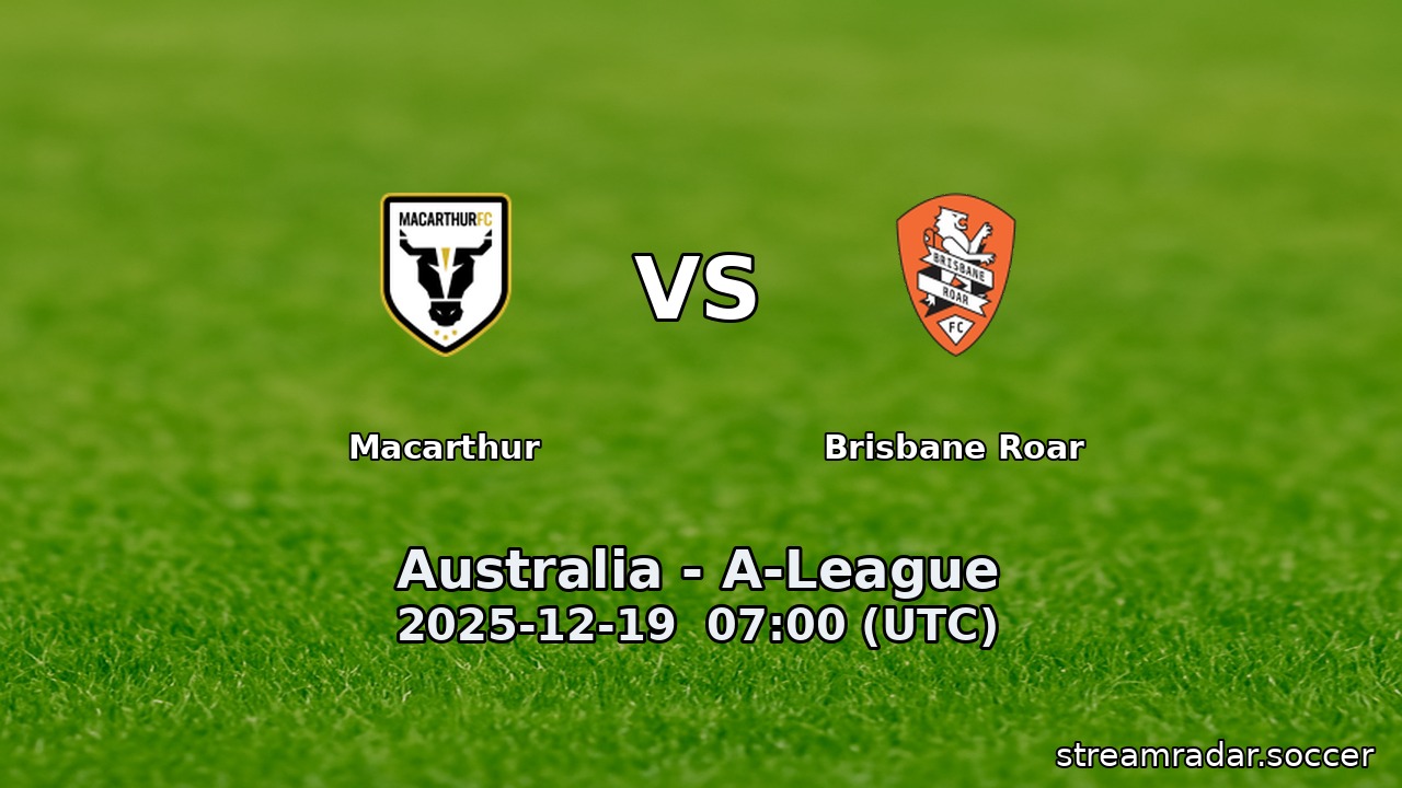 Macarthur vs Brisbane Roar