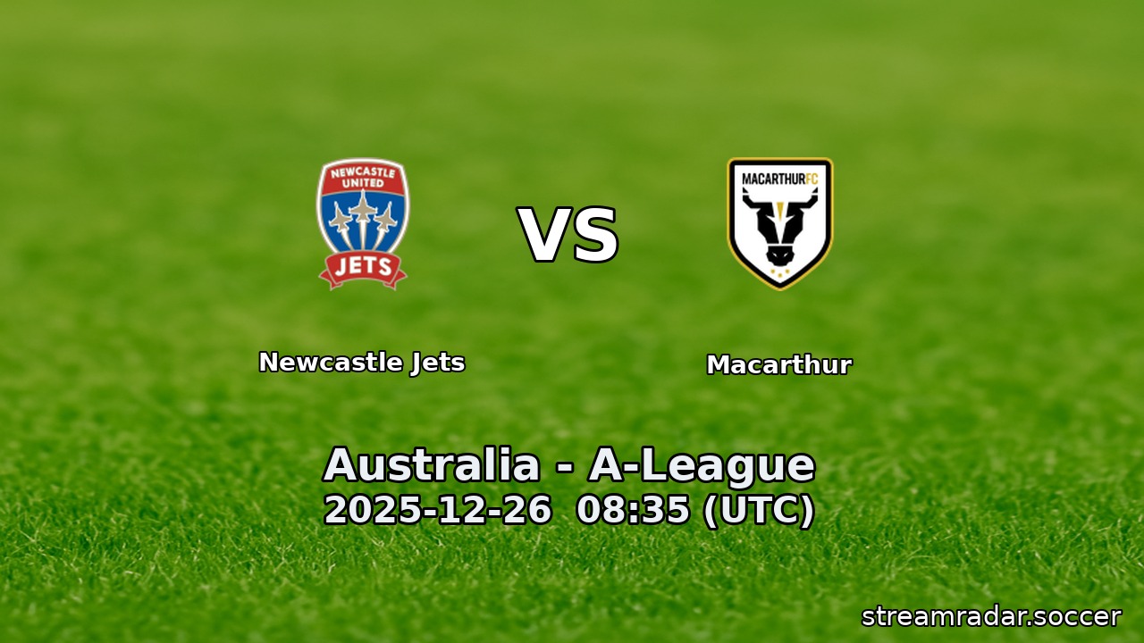 Newcastle Jets vs Macarthur