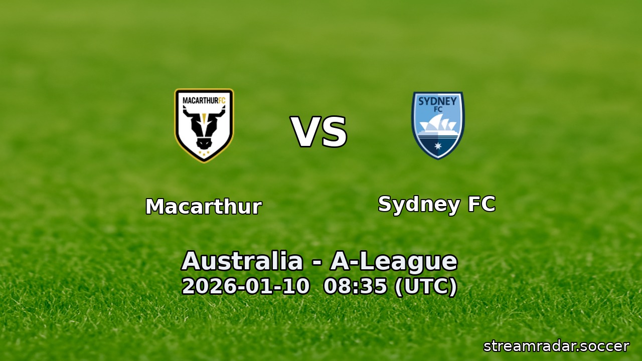 Macarthur vs Sydney FC