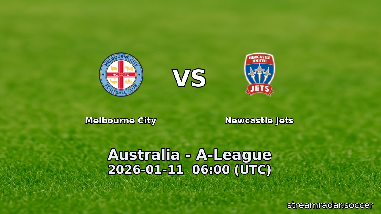 Melbourne City vs Newcastle Jets