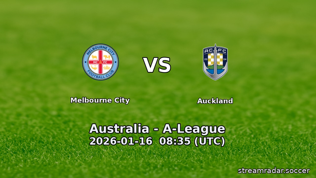 Melbourne City vs Auckland