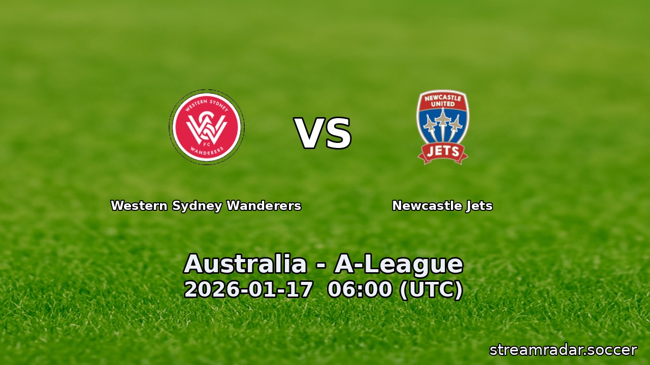 Western Sydney Wanderers vs Newcastle Jets