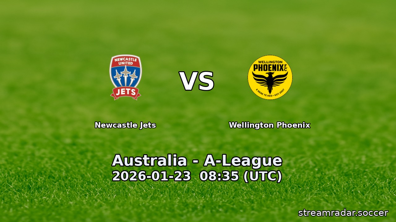 Newcastle Jets vs Wellington Phoenix