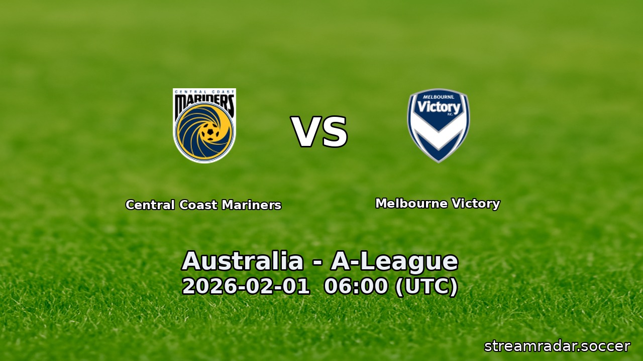 Central Coast Mariners vs Melbourne Victory