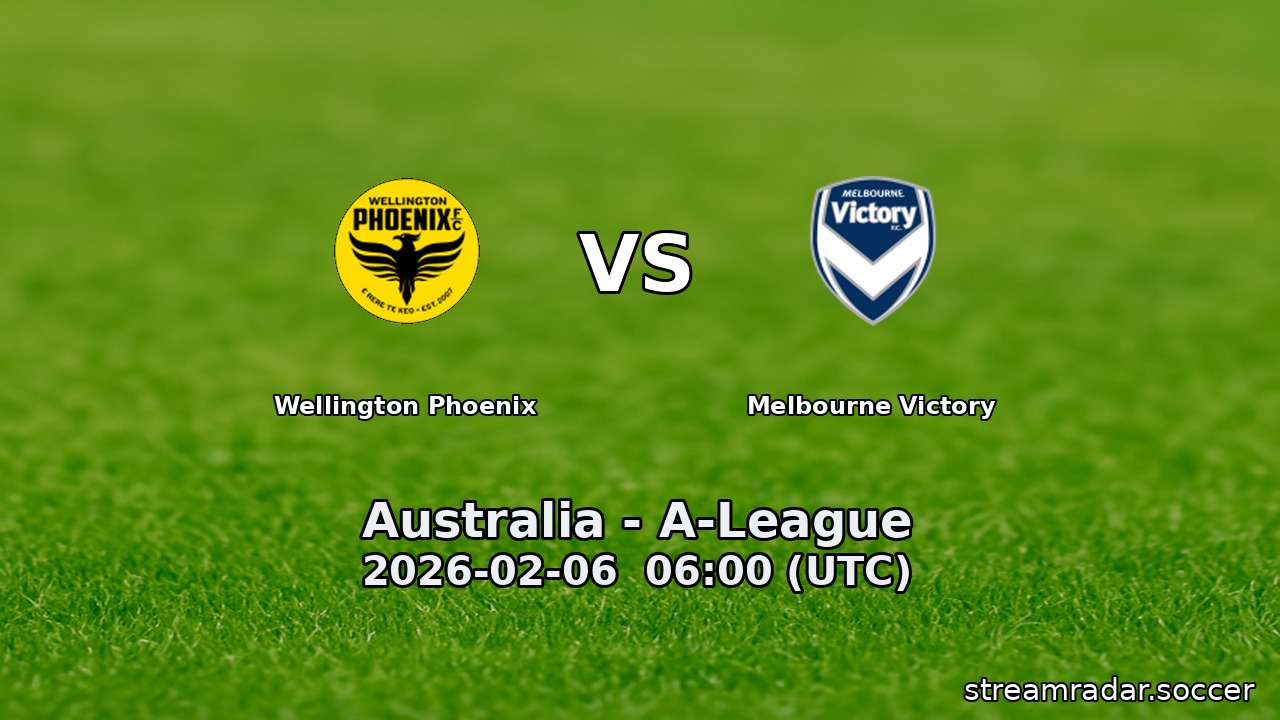 Wellington Phoenix vs Melbourne Victory