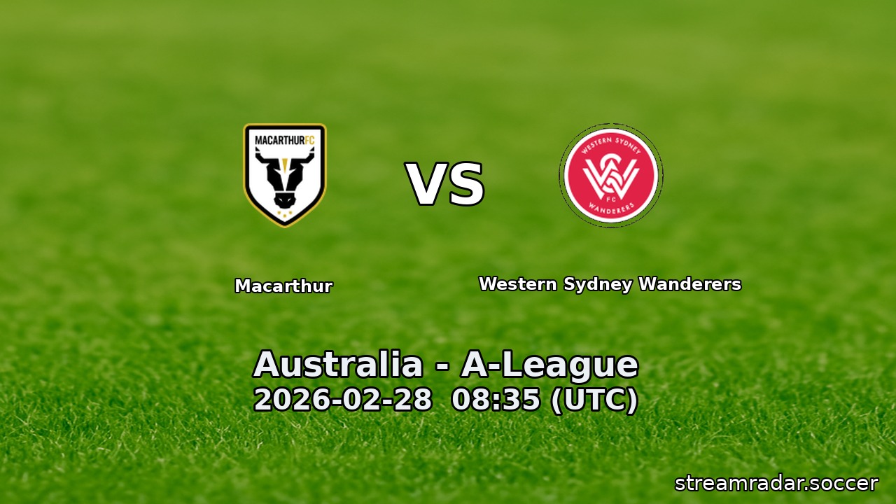 Macarthur vs Western Sydney Wanderers