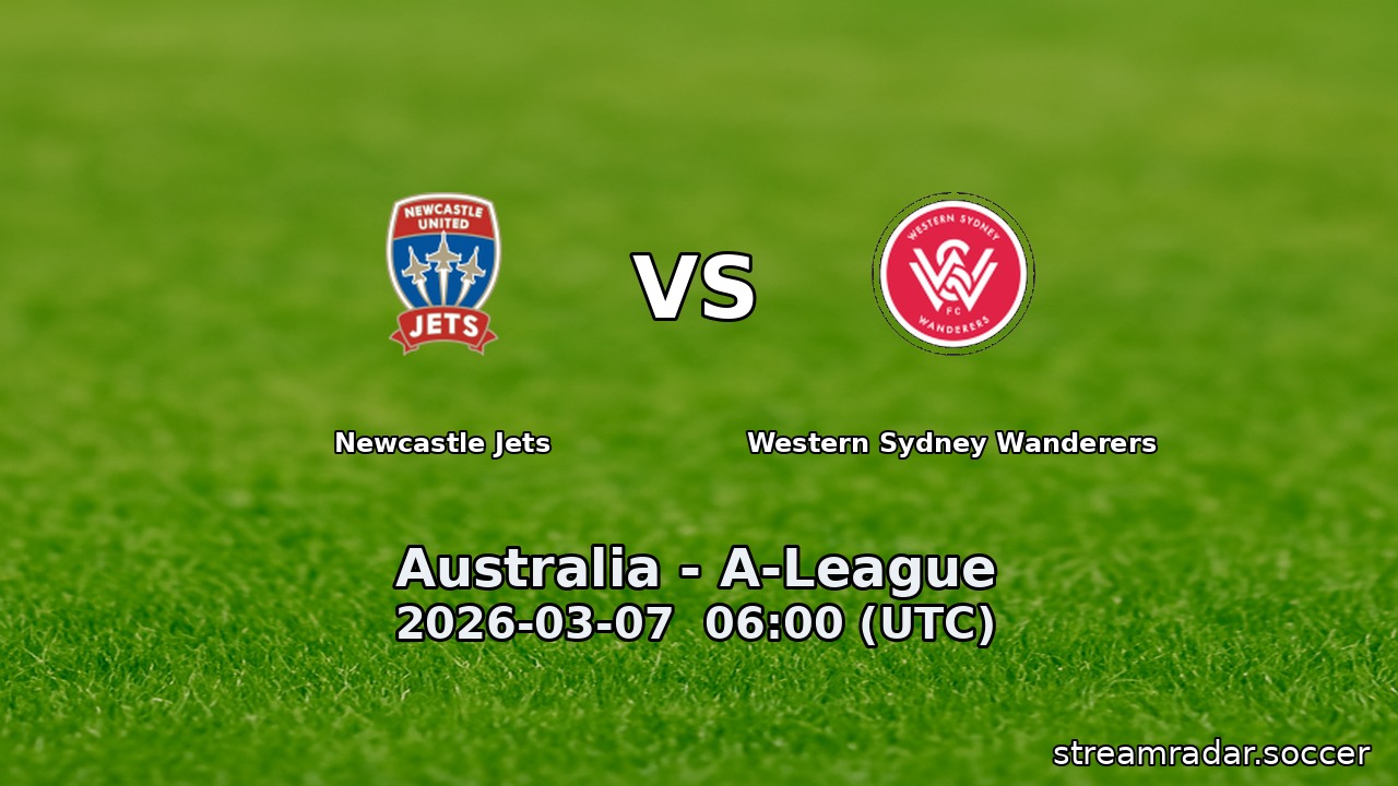 Newcastle Jets vs Western Sydney Wanderers