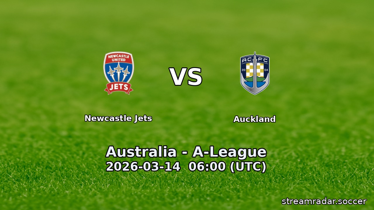 Newcastle Jets vs Auckland