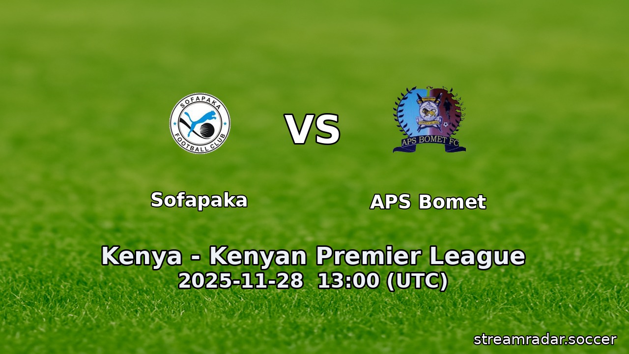 Sofapaka vs APS Bomet