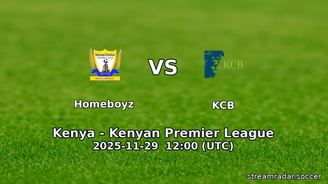 Homeboyz vs KCB