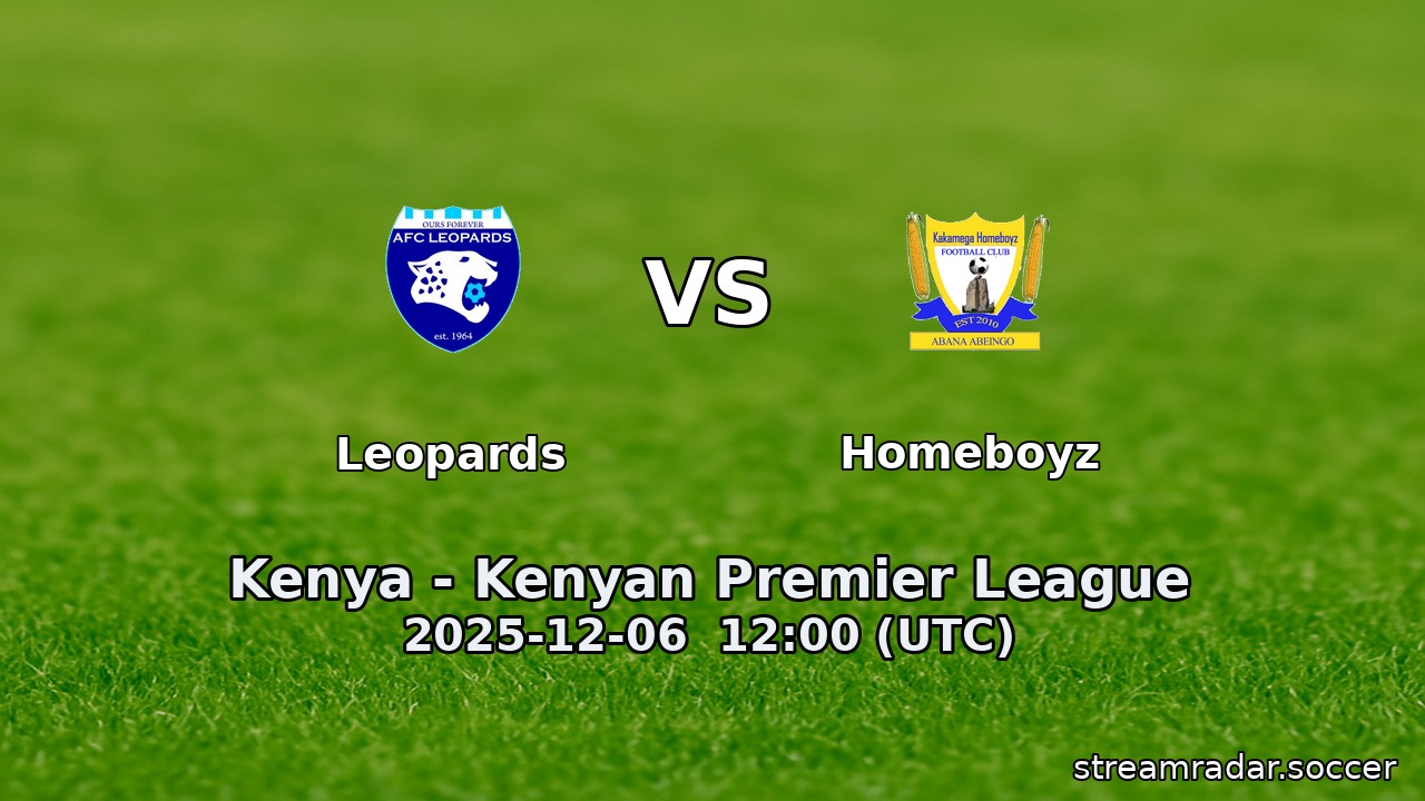 Leopards vs Homeboyz