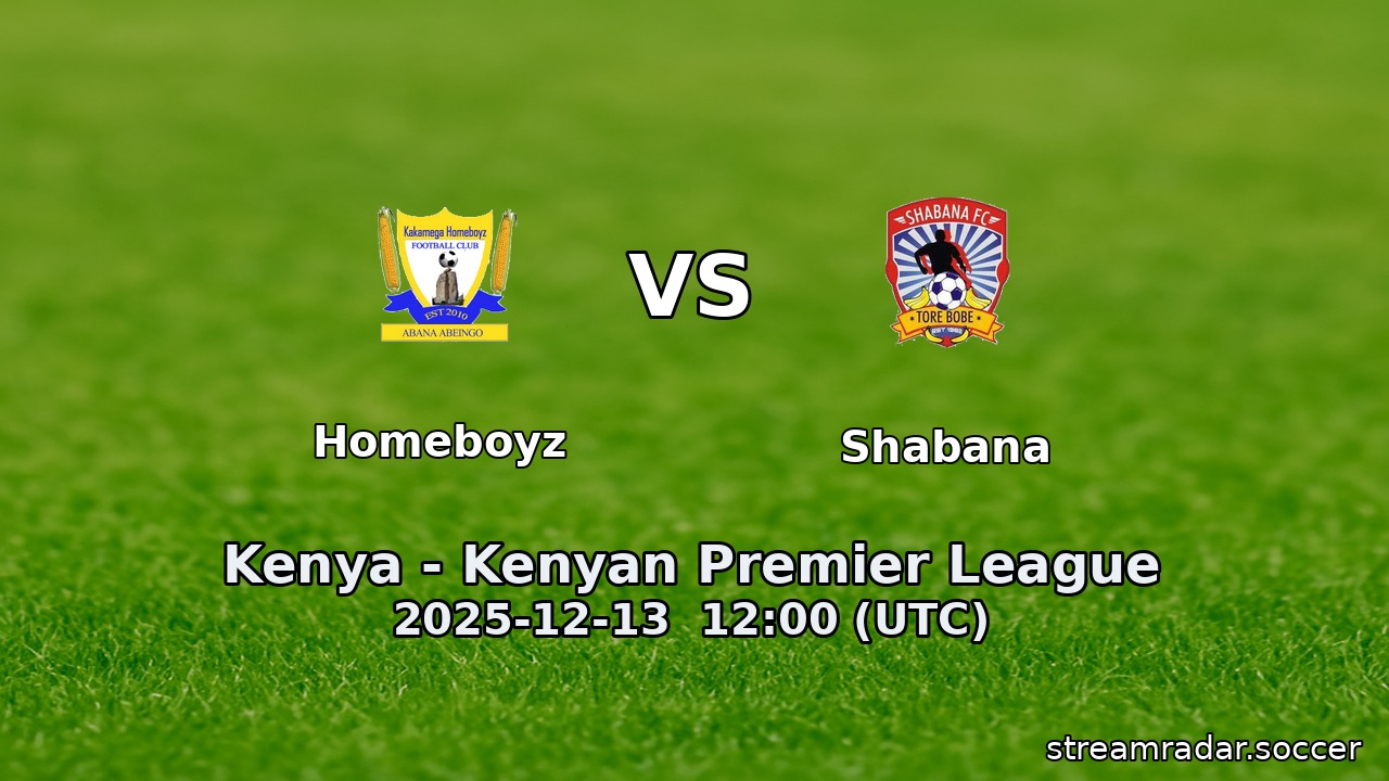 Homeboyz vs Shabana