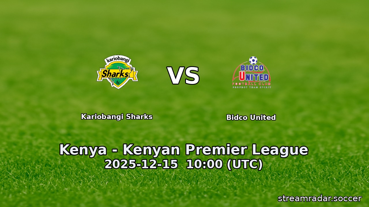 Kariobangi Sharks vs Bidco United